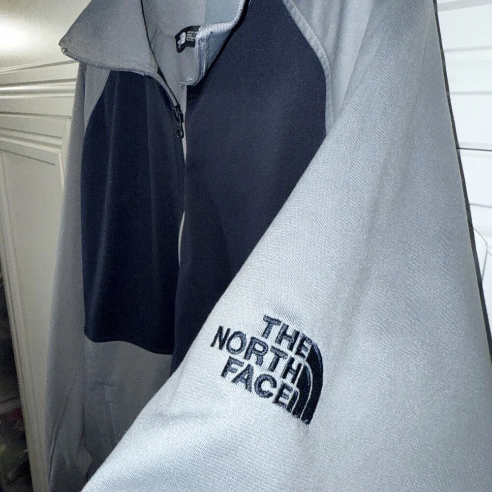 The‎ North Face Jacket Mens XL Blue/Gray Jacket Track Mock Neck Full Zip